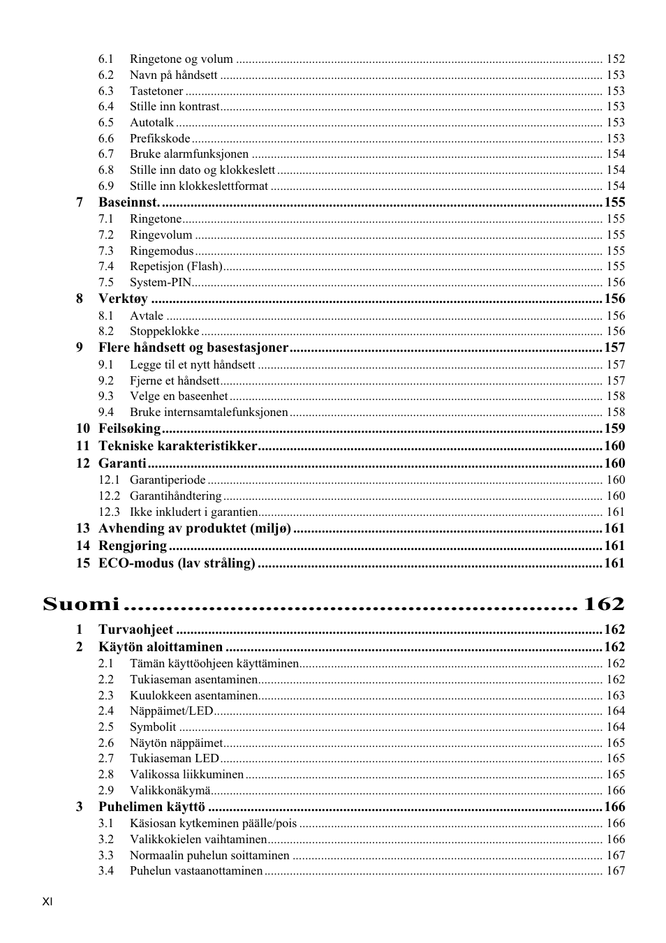 Suomi | Topcom BUTLER 5710 User Manual | Page 14 / 220