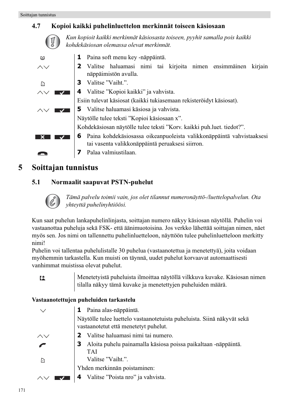 5soittajan tunnistus | Topcom BUTLER 5710 User Manual | Page 188 / 220