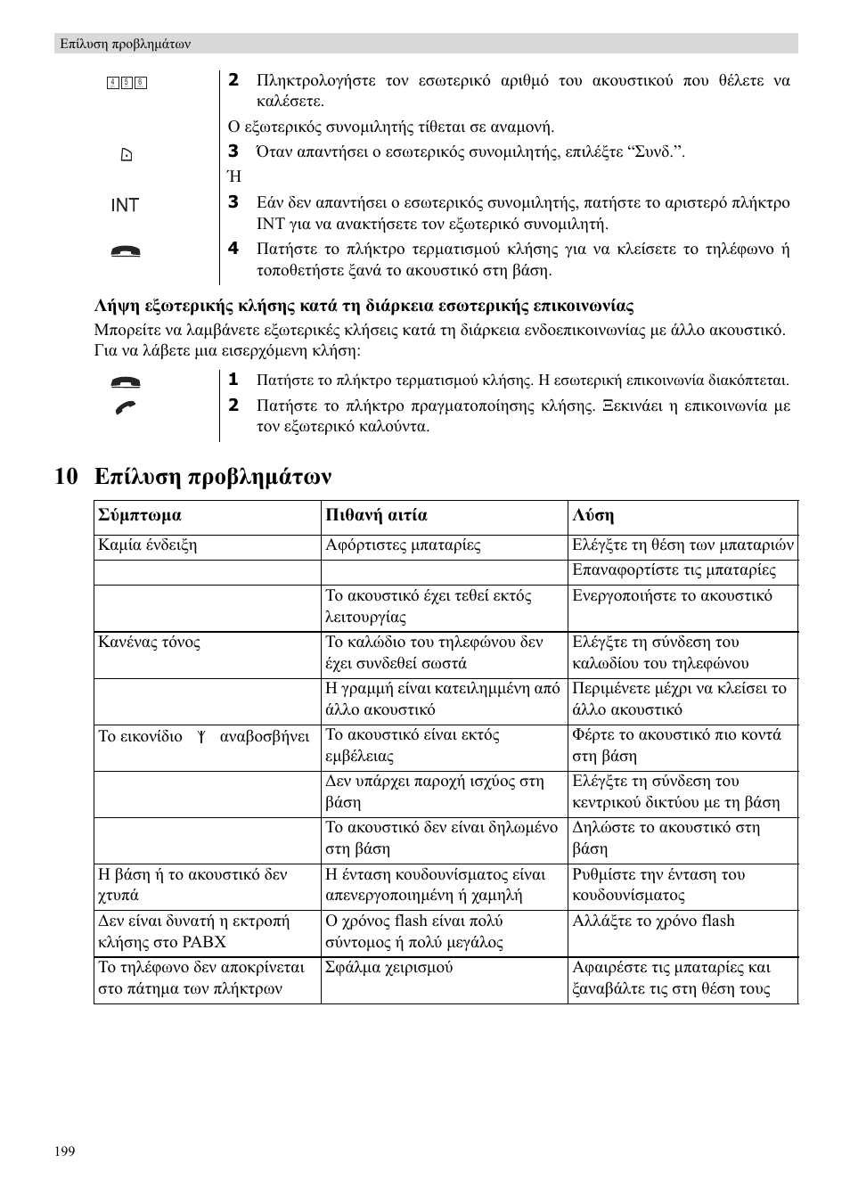 10 ǽʌȓȝȣıș ʌȡƞȕȝșµȑĳȧȟ | Topcom BUTLER 5710 User Manual | Page 216 / 220