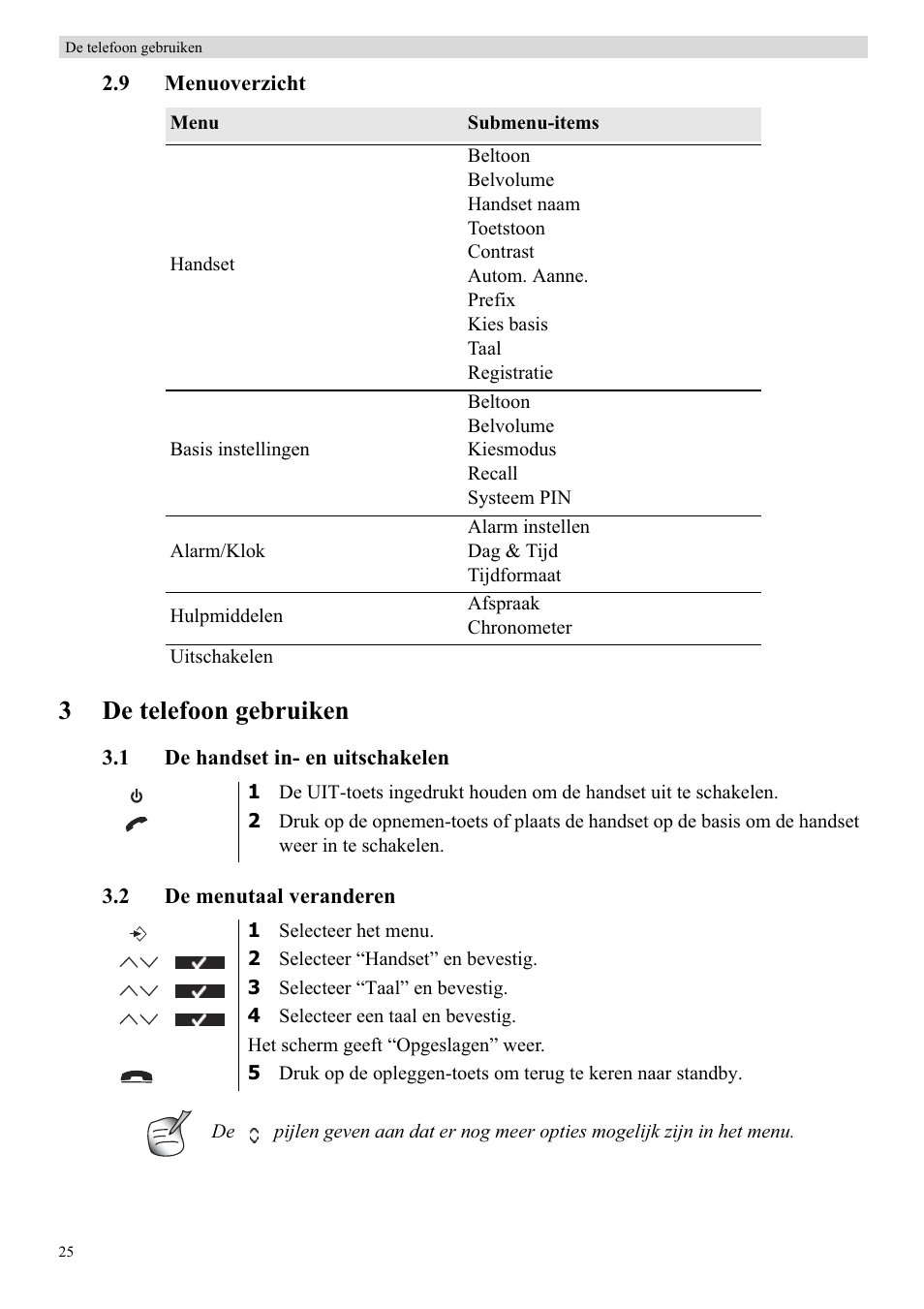 3de telefoon gebruiken | Topcom BUTLER 5710 User Manual | Page 42 / 220