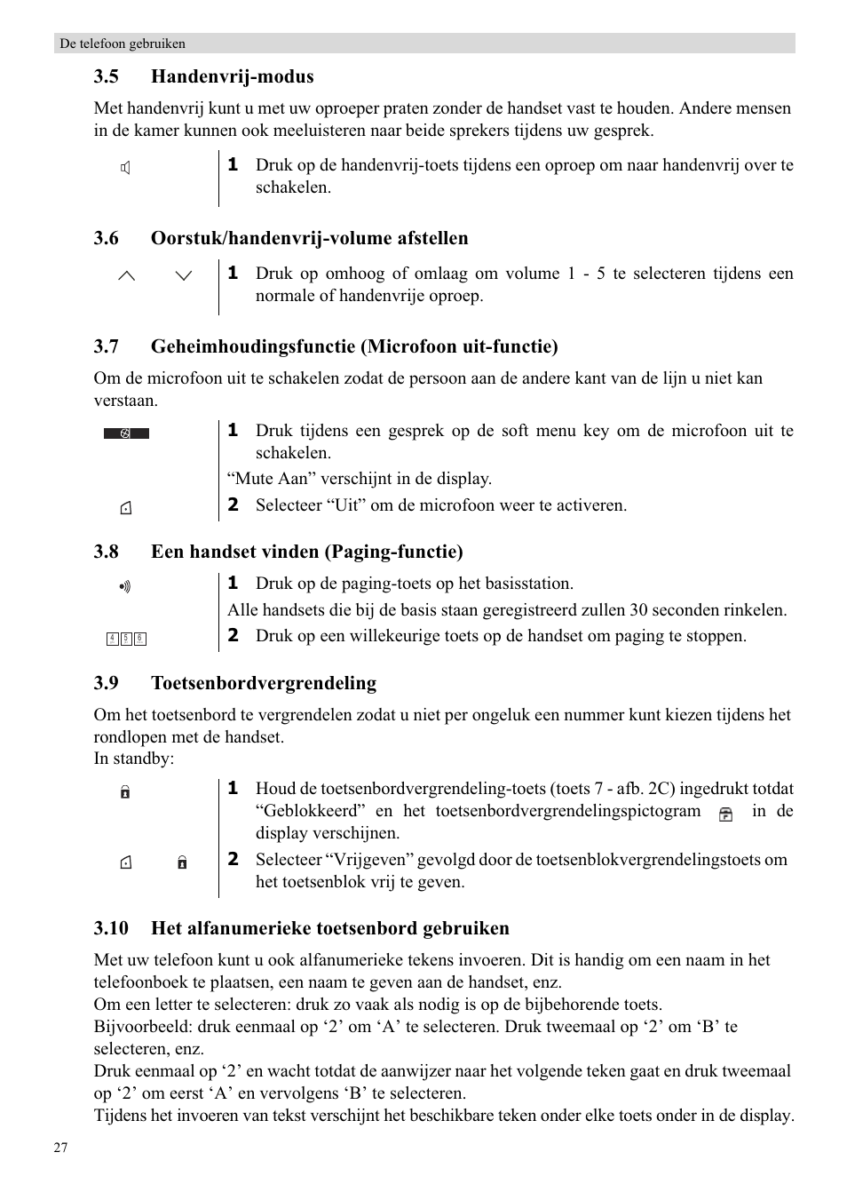 Topcom BUTLER 5710 User Manual | Page 44 / 220