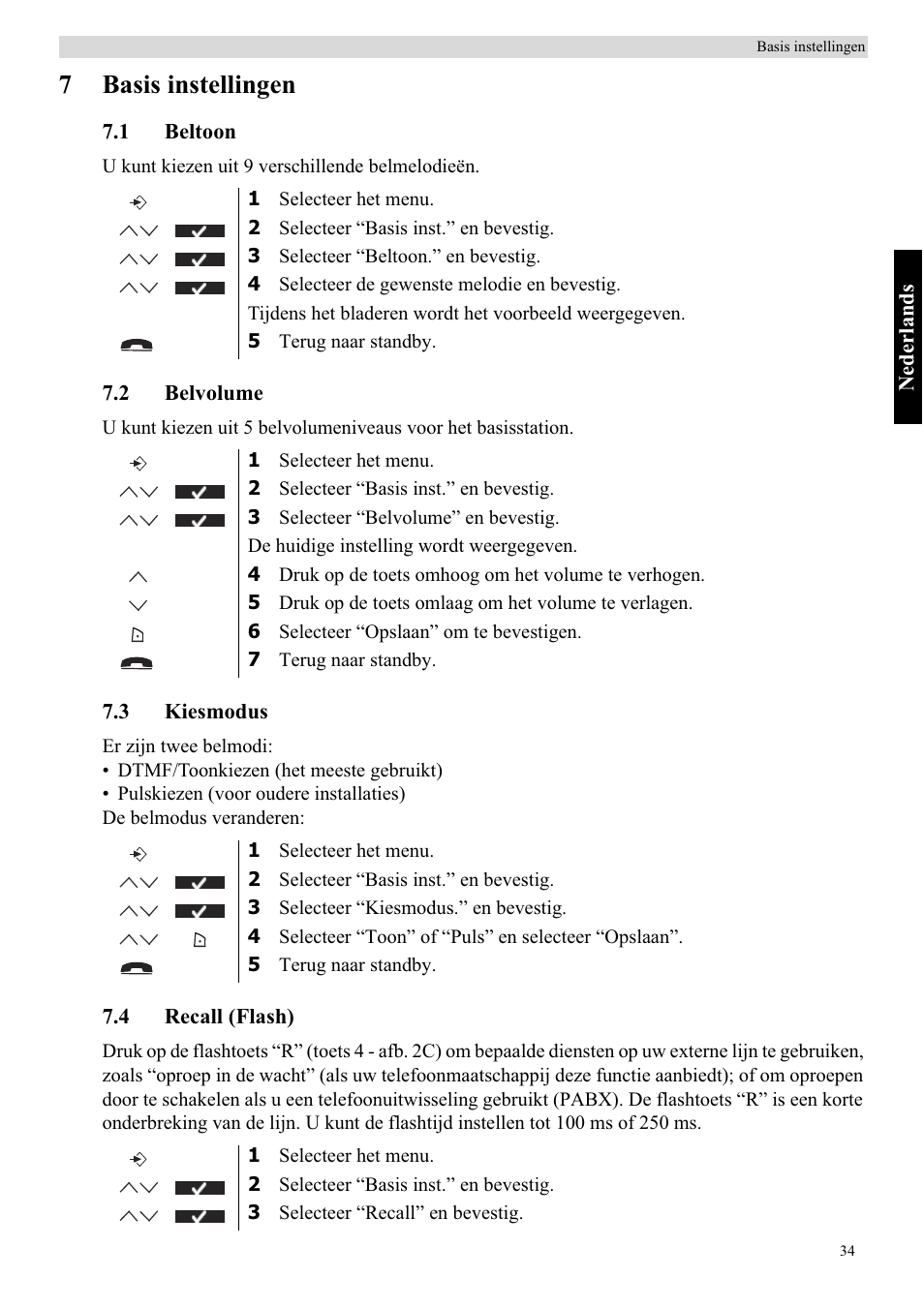 7basis instellingen | Topcom BUTLER 5710 User Manual | Page 51 / 220
