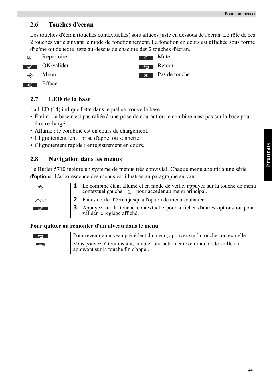 Topcom BUTLER 5710 User Manual | Page 61 / 220