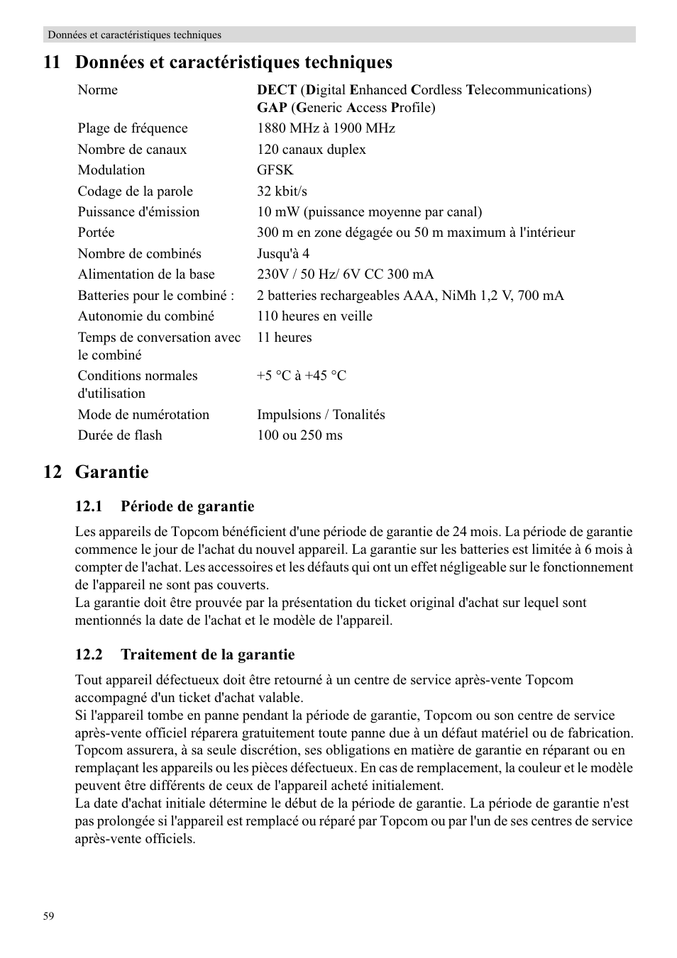 Topcom BUTLER 5710 User Manual | Page 76 / 220