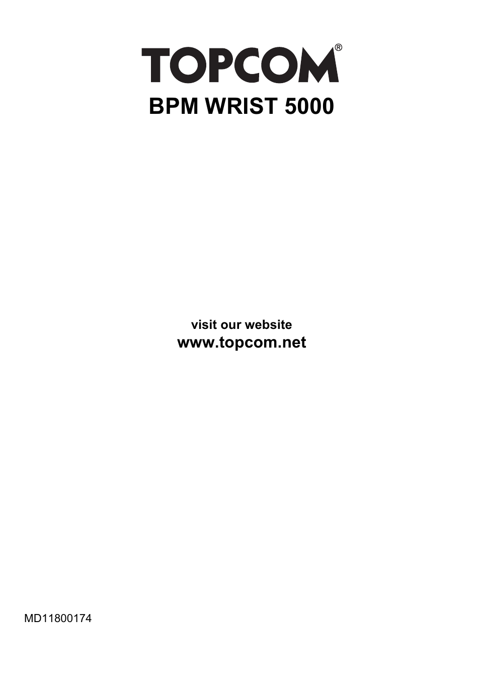 Bpm wrist 5000 | Topcom BPM ARM 5000 User Manual | Page 160 / 160