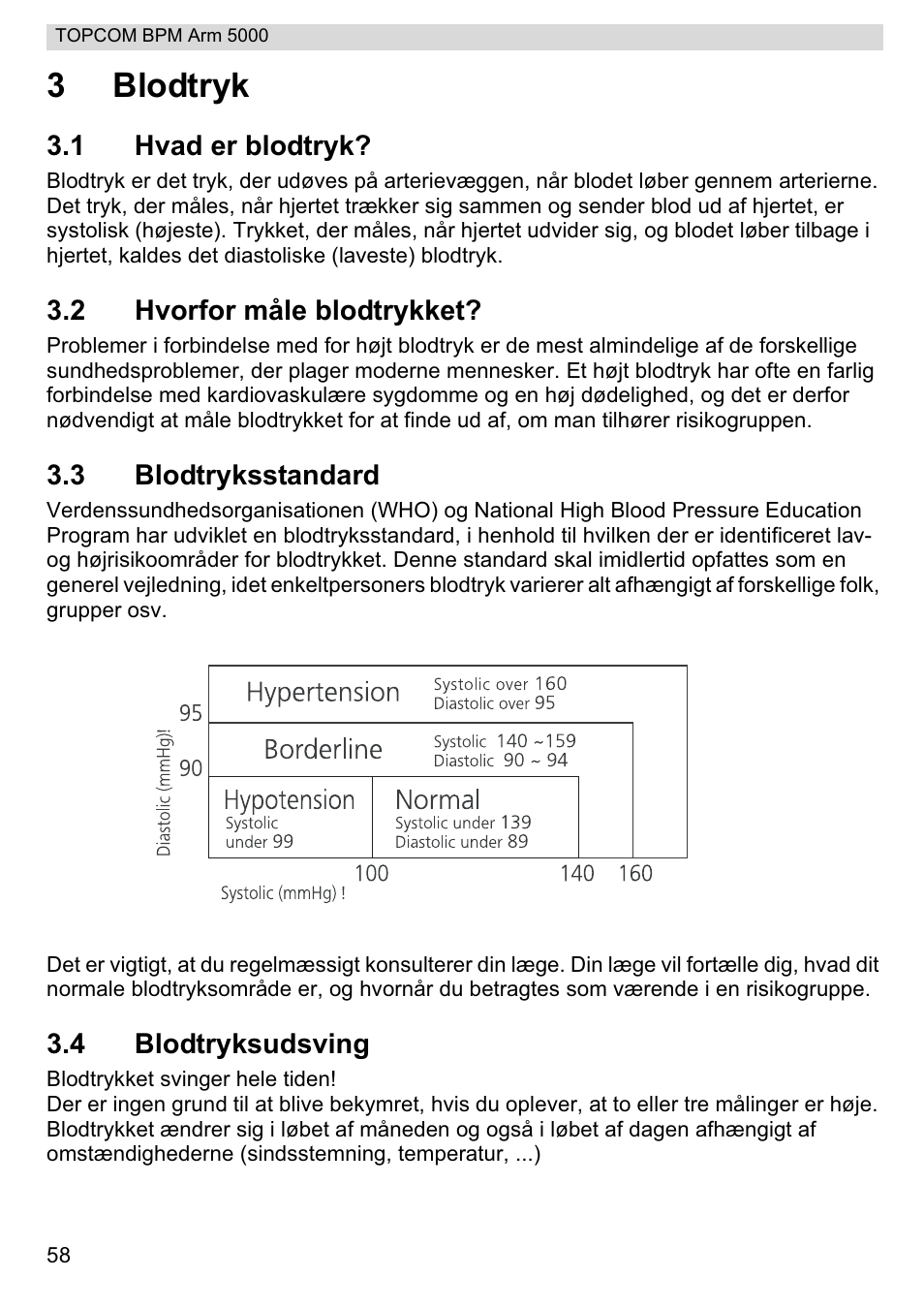 3blodtryk | Topcom BPM ARM 5000 User Manual | Page 58 / 160