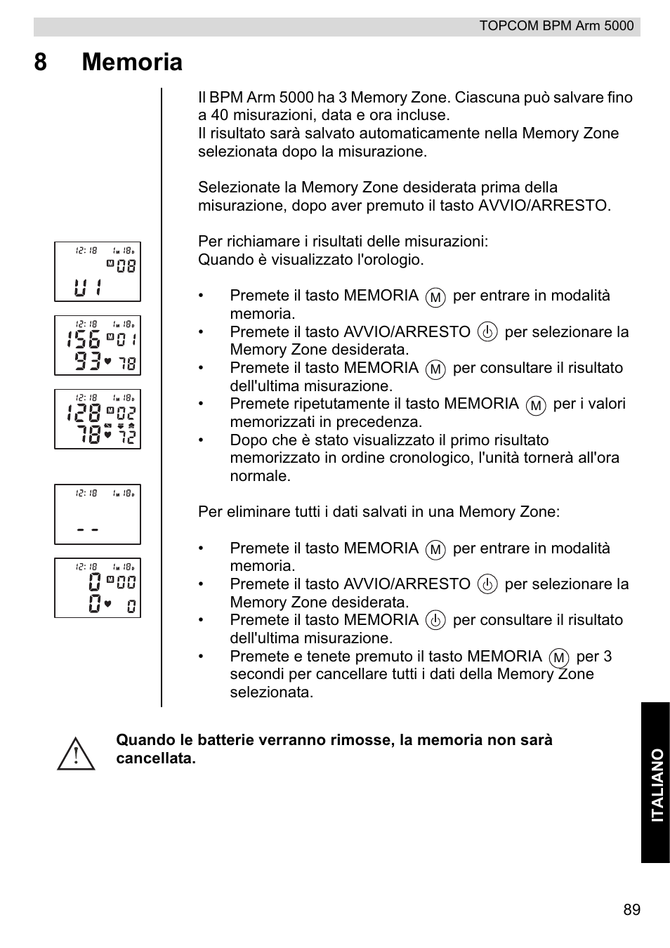 Topcom BPM ARM 5000 User Manual | Page 89 / 160