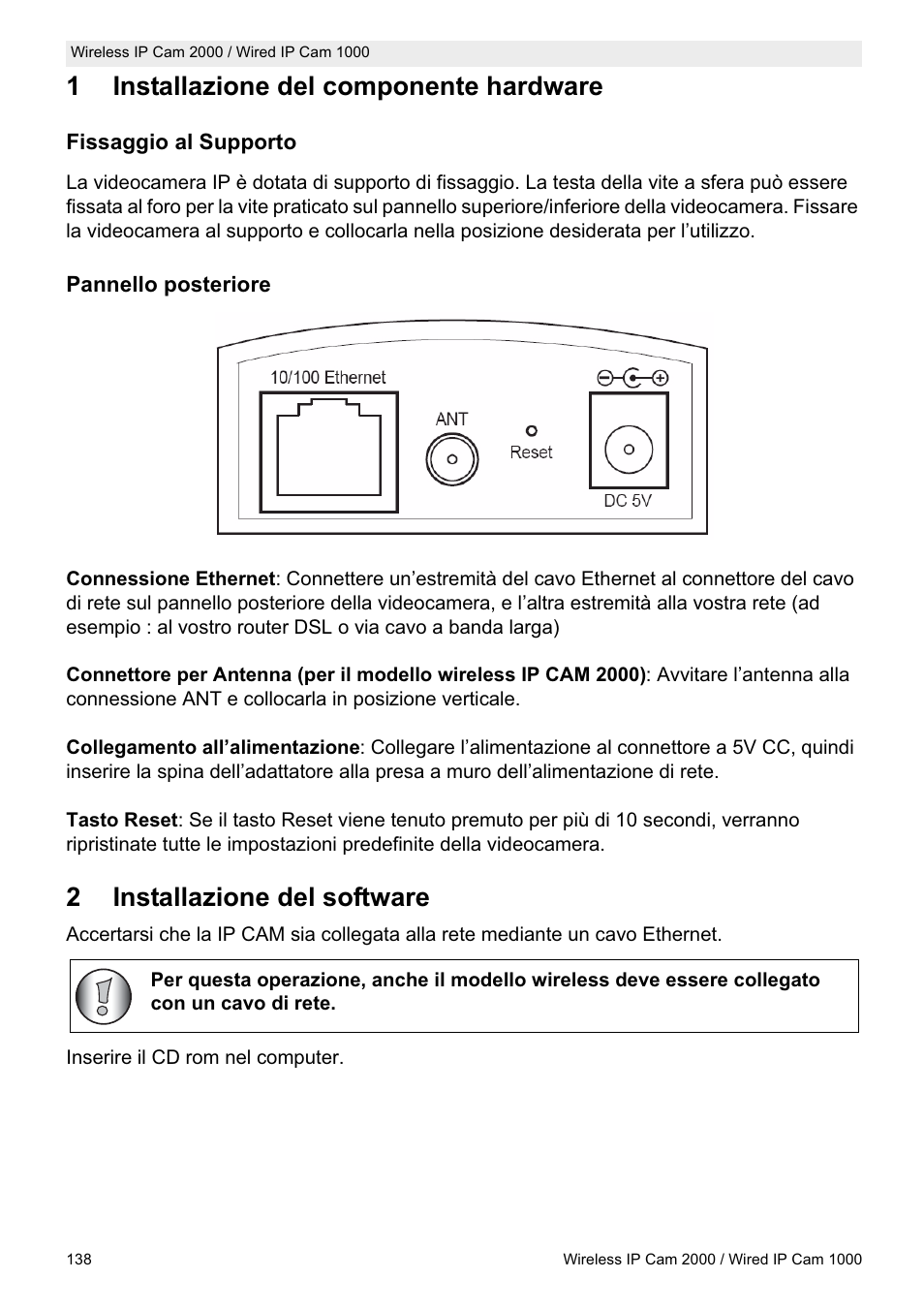 1installazione del componente hardware, 2installazione del software | Topcom HBM 1000 User Manual | Page 138 / 168