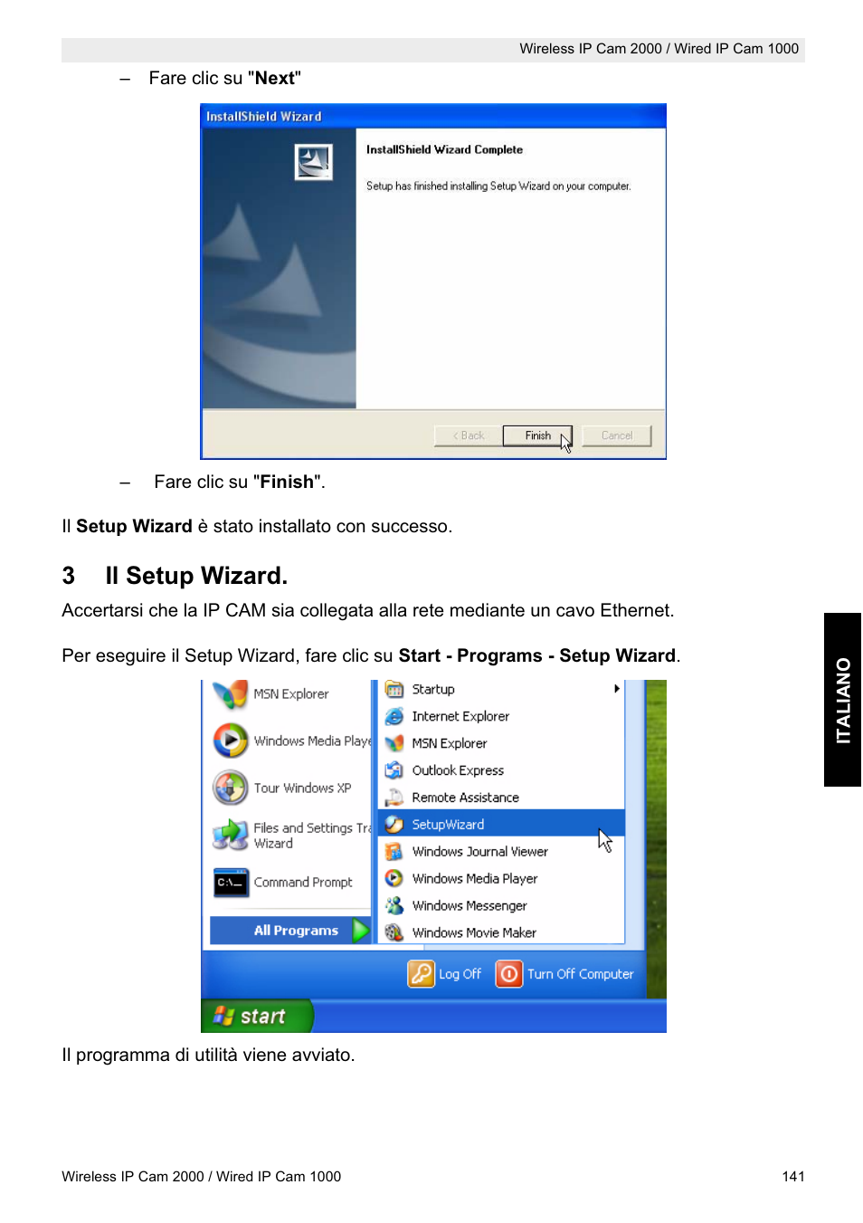 3il setup wizard | Topcom HBM 1000 User Manual | Page 141 / 168