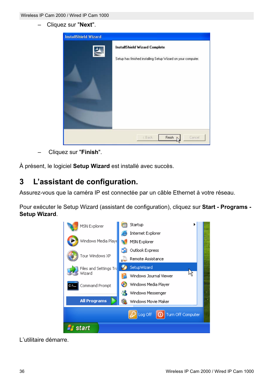 3l’assistant de configuration | Topcom HBM 1000 User Manual | Page 36 / 168