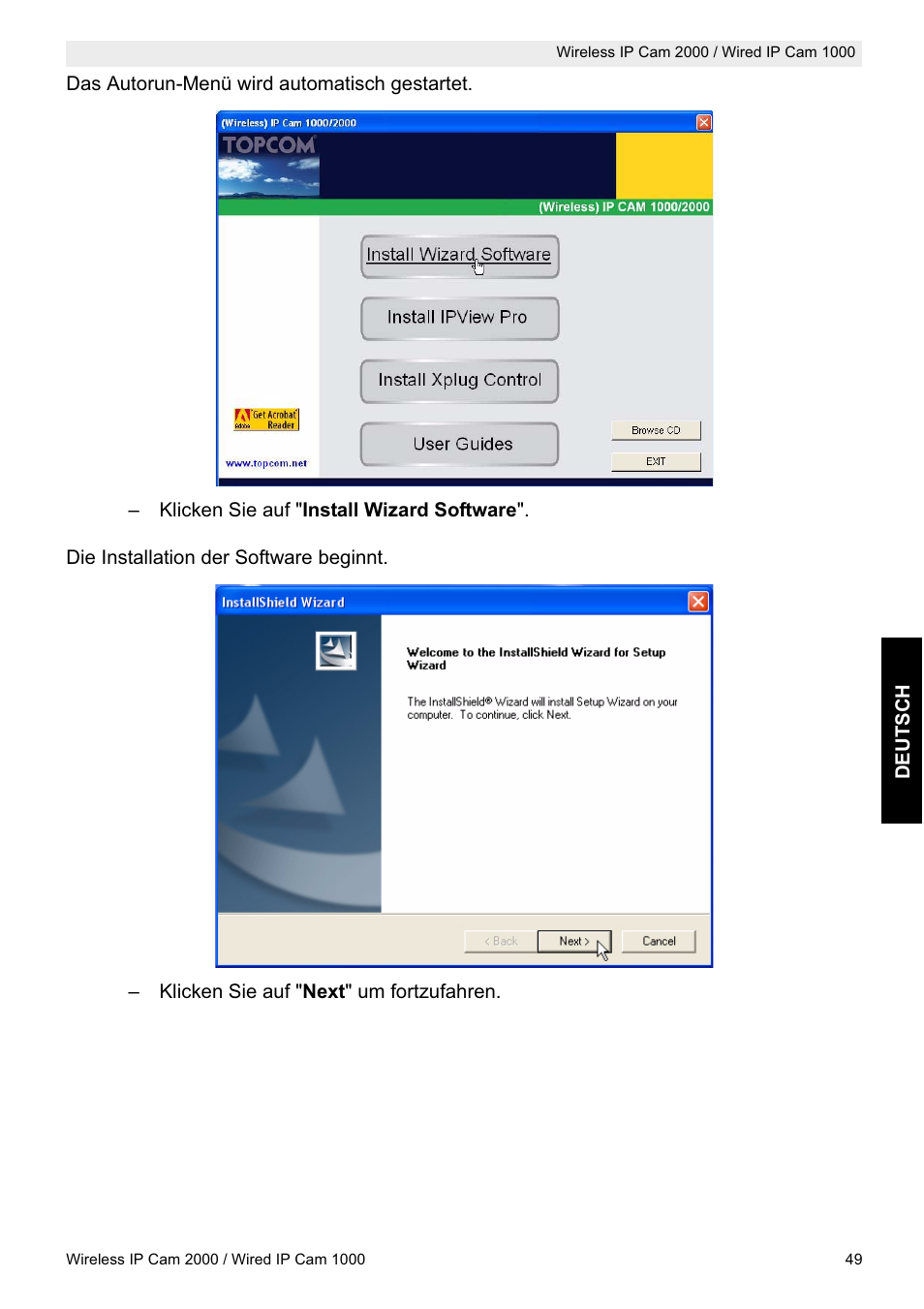 Topcom HBM 1000 User Manual | Page 49 / 168