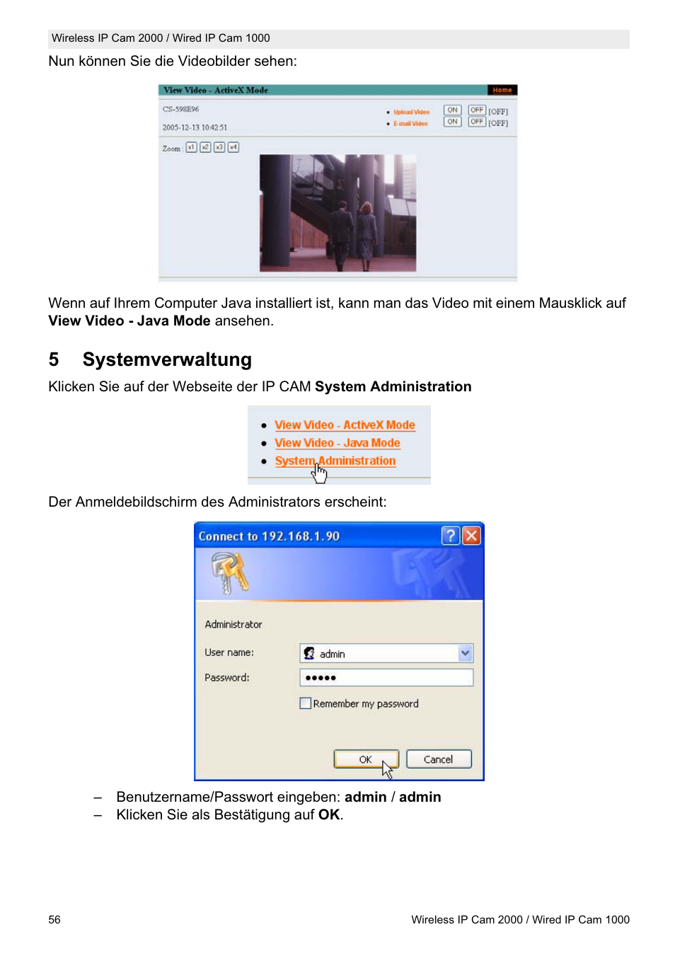 5systemverwaltung | Topcom HBM 1000 User Manual | Page 56 / 168