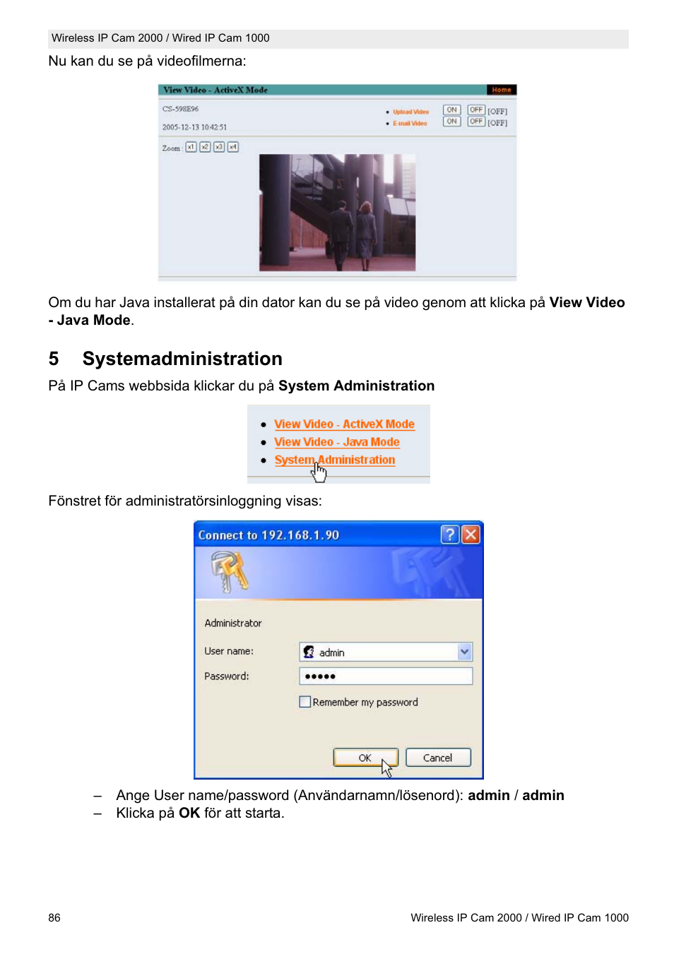 5systemadministration | Topcom HBM 1000 User Manual | Page 86 / 168
