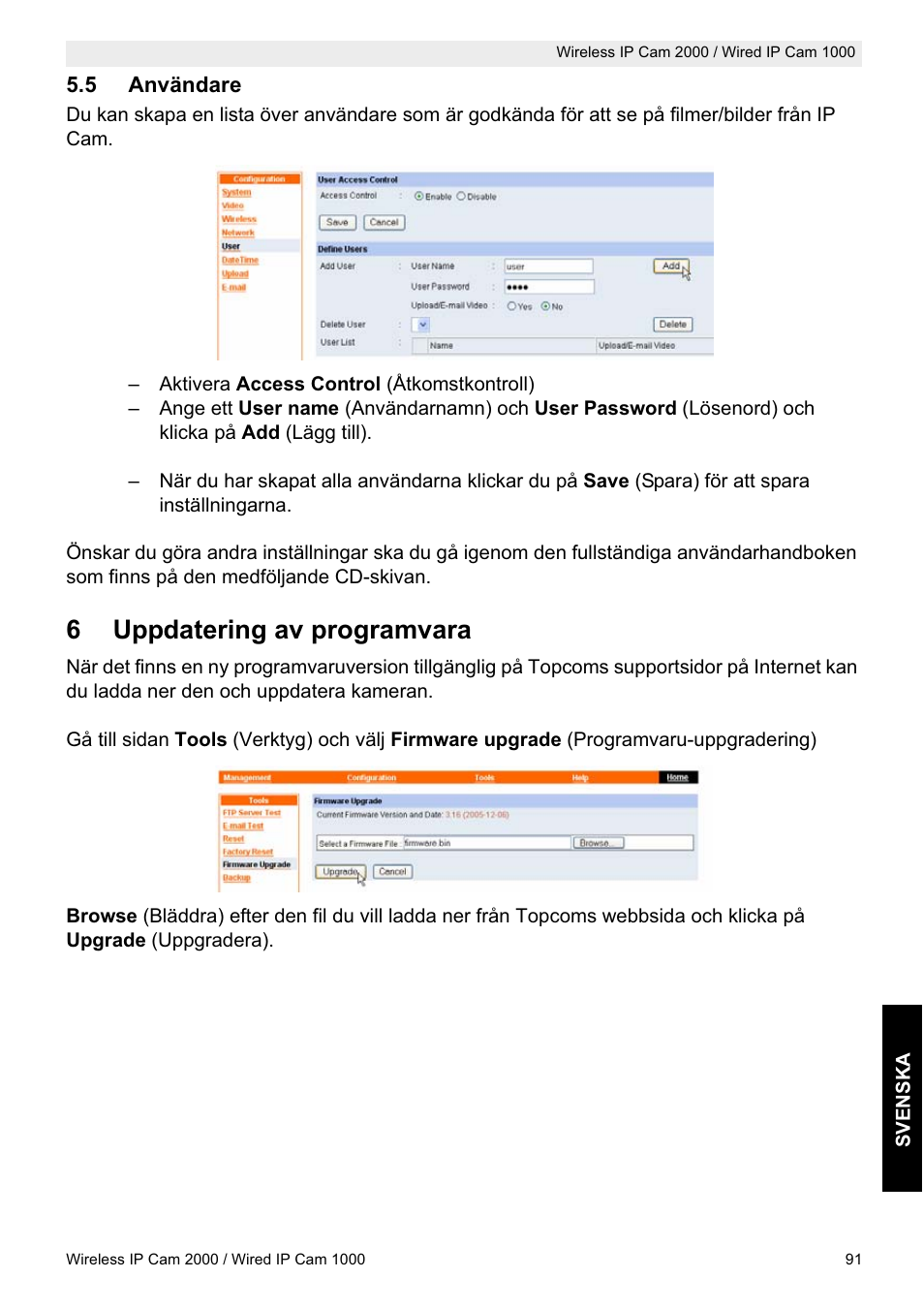 6uppdatering av programvara | Topcom HBM 1000 User Manual | Page 91 / 168