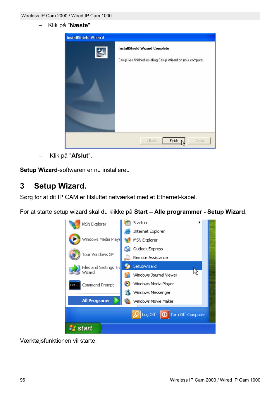 3setup wizard | Topcom HBM 1000 User Manual | Page 96 / 168