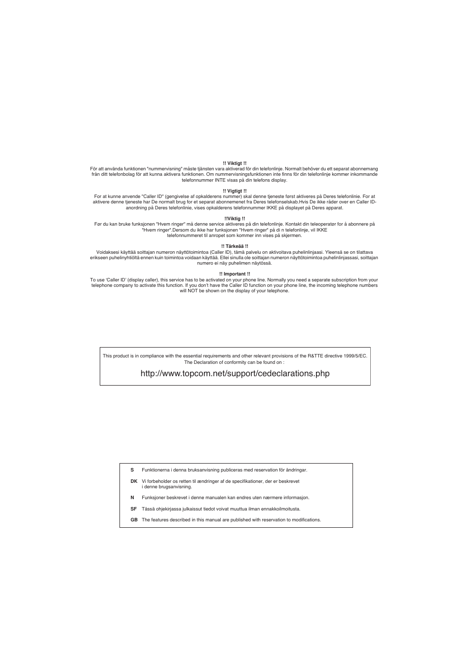 Topcom BUTLER 2950 User Manual | Page 2 / 80