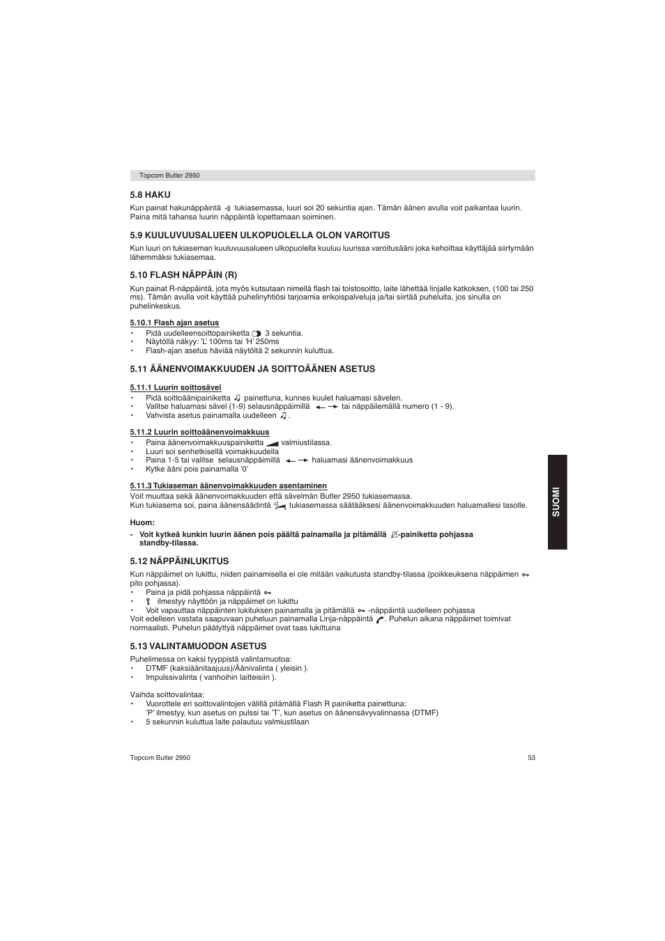 Topcom BUTLER 2950 User Manual | Page 53 / 80