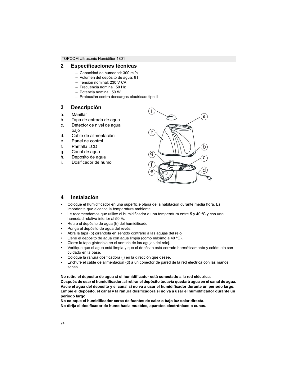 Topcom ULTRASONIC 1801 User Manual | Page 24 / 80