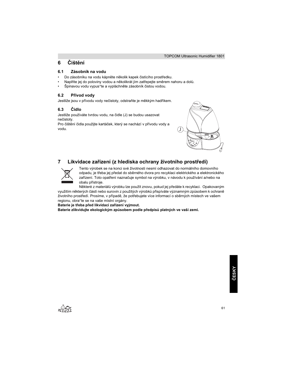 6ýištční | Topcom ULTRASONIC 1801 User Manual | Page 61 / 80