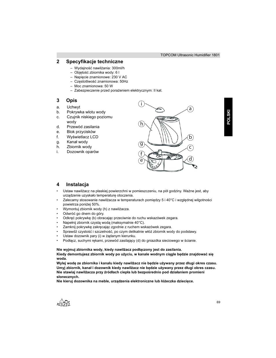 Topcom ULTRASONIC 1801 User Manual | Page 69 / 80