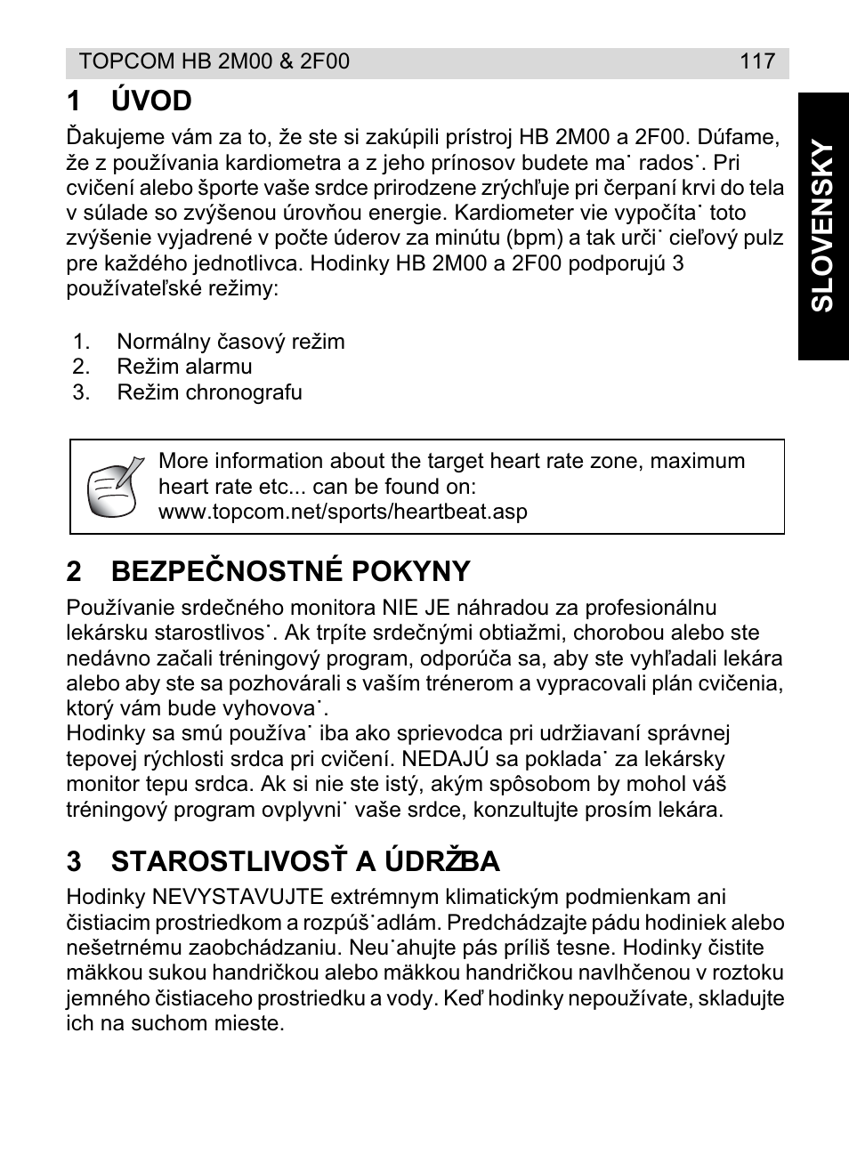 Topcom HB 2M00 User Manual | Page 117 / 128