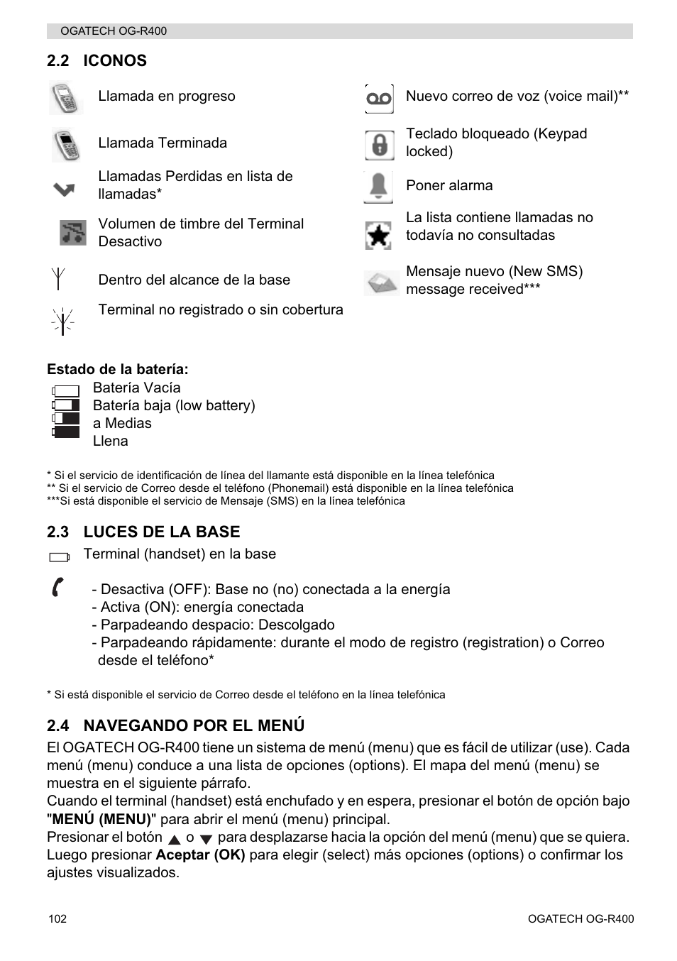 Topcom OGATECH OG-R400 User Manual | Page 102 / 128