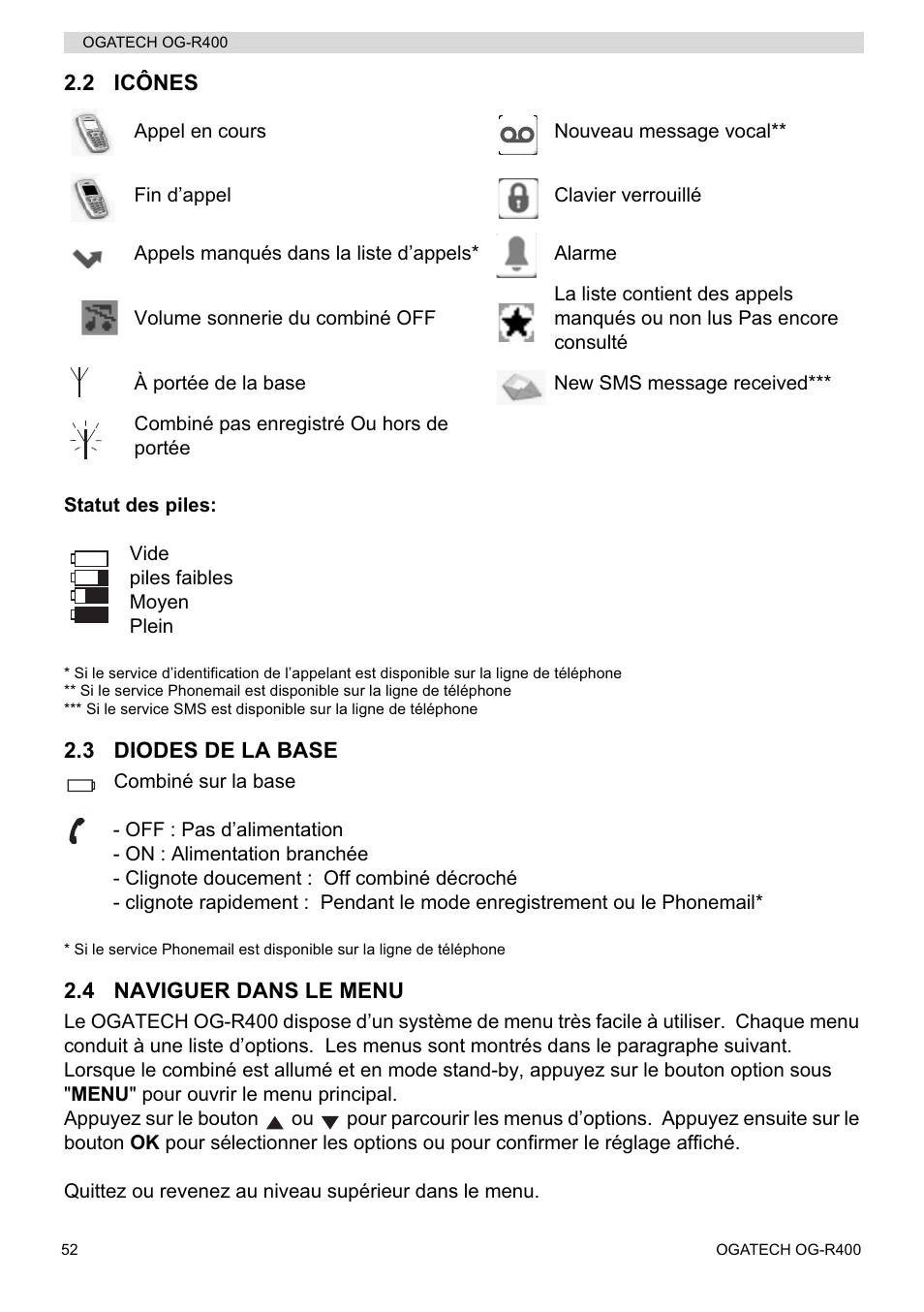 Topcom OGATECH OG-R400 User Manual | Page 52 / 128