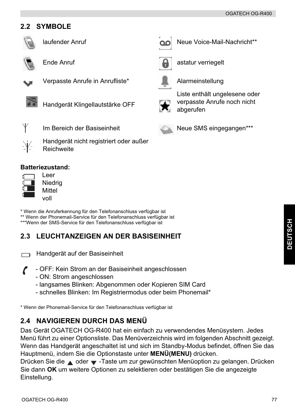 Topcom OGATECH OG-R400 User Manual | Page 77 / 128