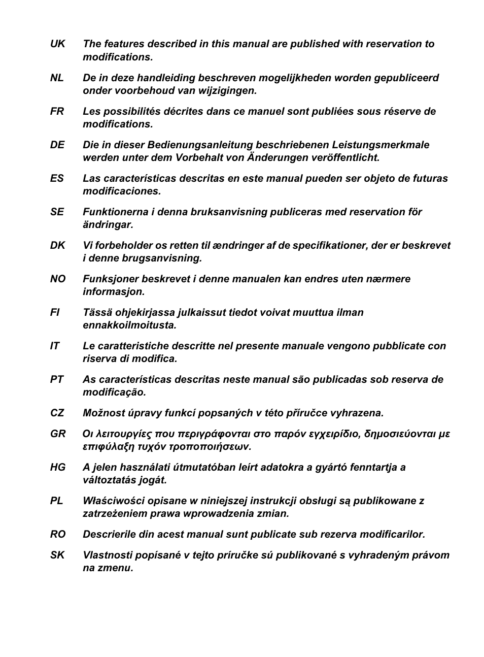 Topcom NM-500-H User Manual | Page 2 / 72