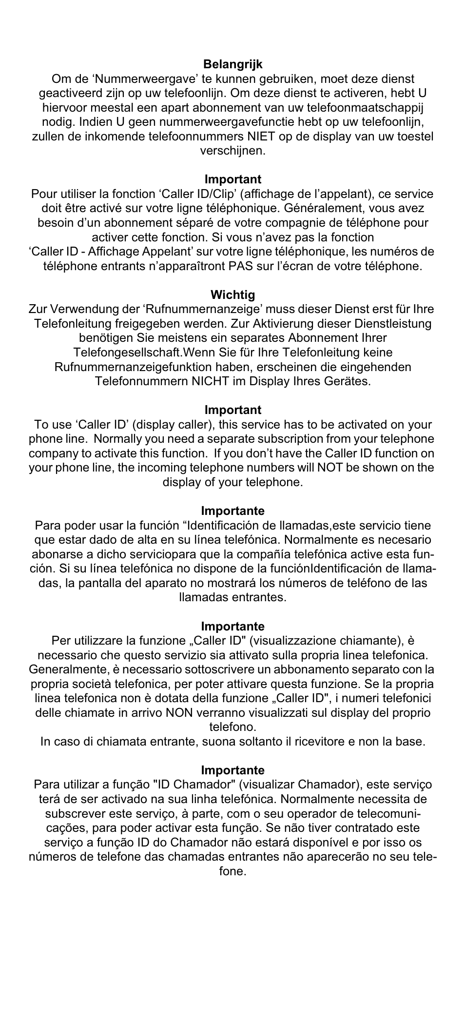Topcom MAGIO 105 User Manual | Page 2 / 88