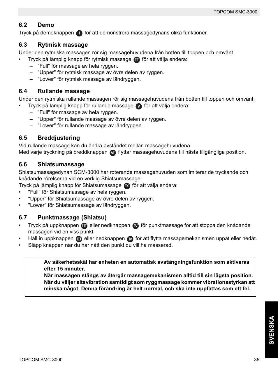 Topcom SMC-3000 User Manual | Page 35 / 104