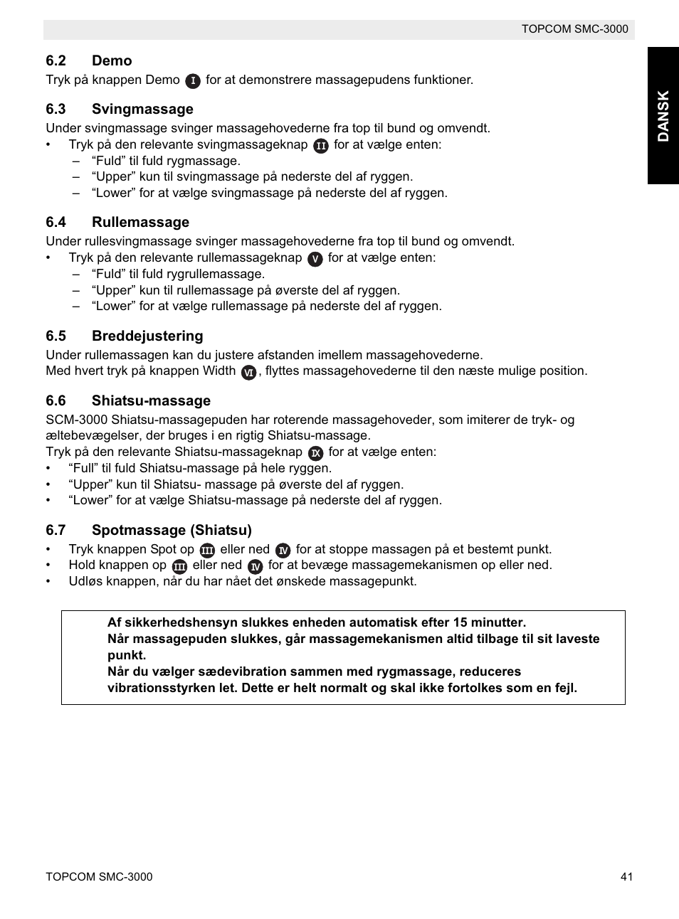 Topcom SMC-3000 User Manual | Page 41 / 104