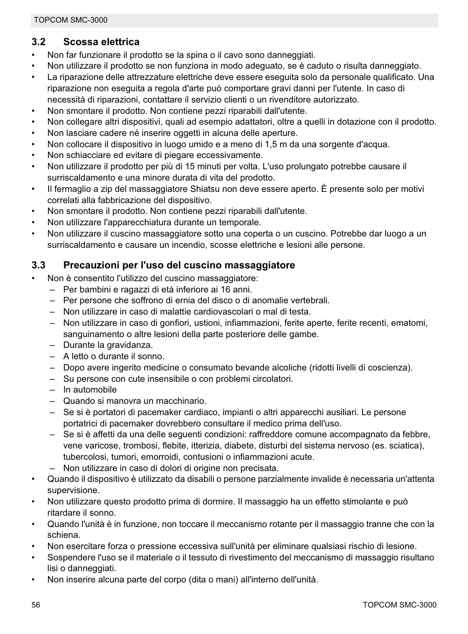 Topcom SMC-3000 User Manual | Page 56 / 104