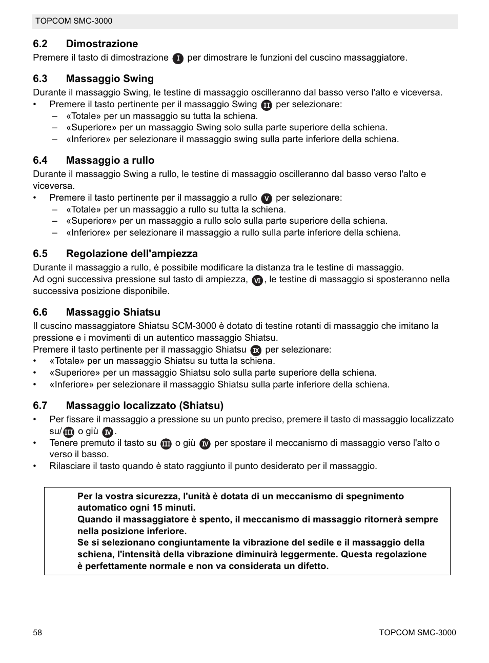 Topcom SMC-3000 User Manual | Page 58 / 104
