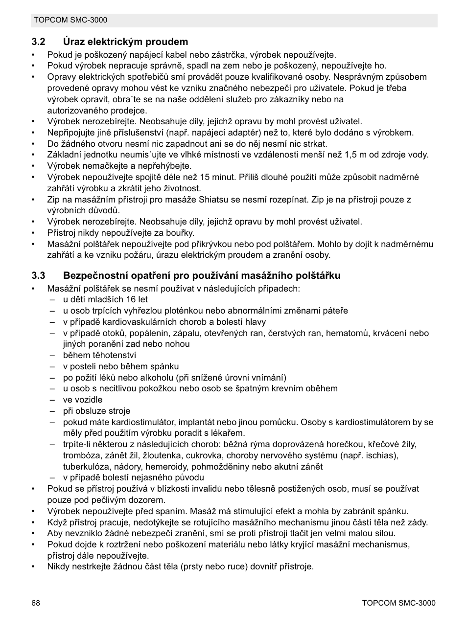 Topcom SMC-3000 User Manual | Page 68 / 104