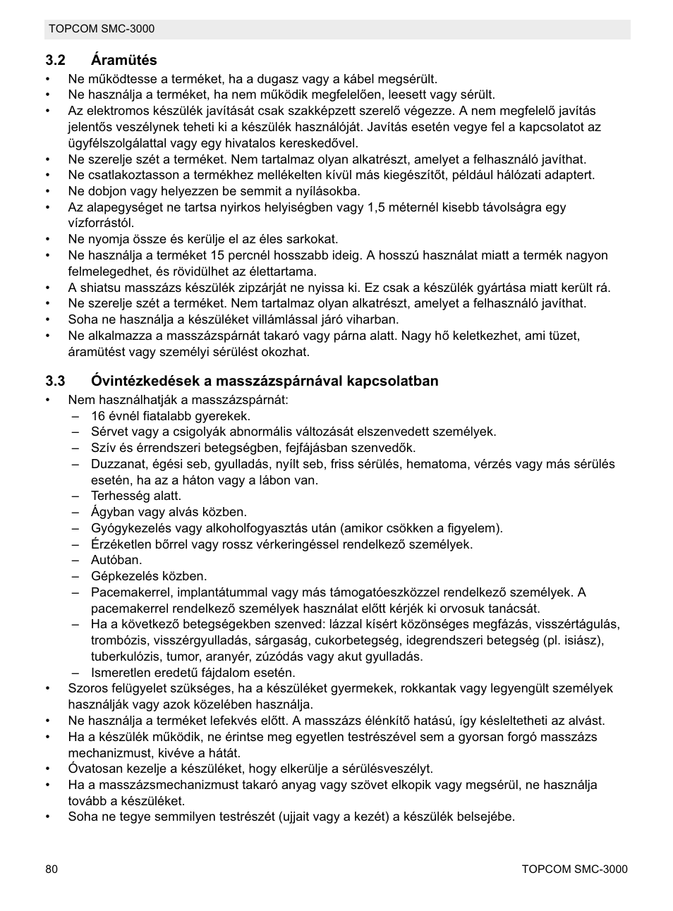 Topcom SMC-3000 User Manual | Page 80 / 104