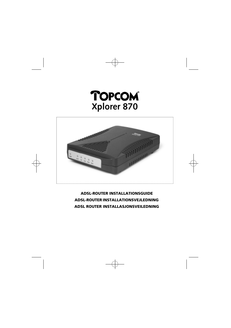 Topcom Xplorer 870 User Manual | 96 pages