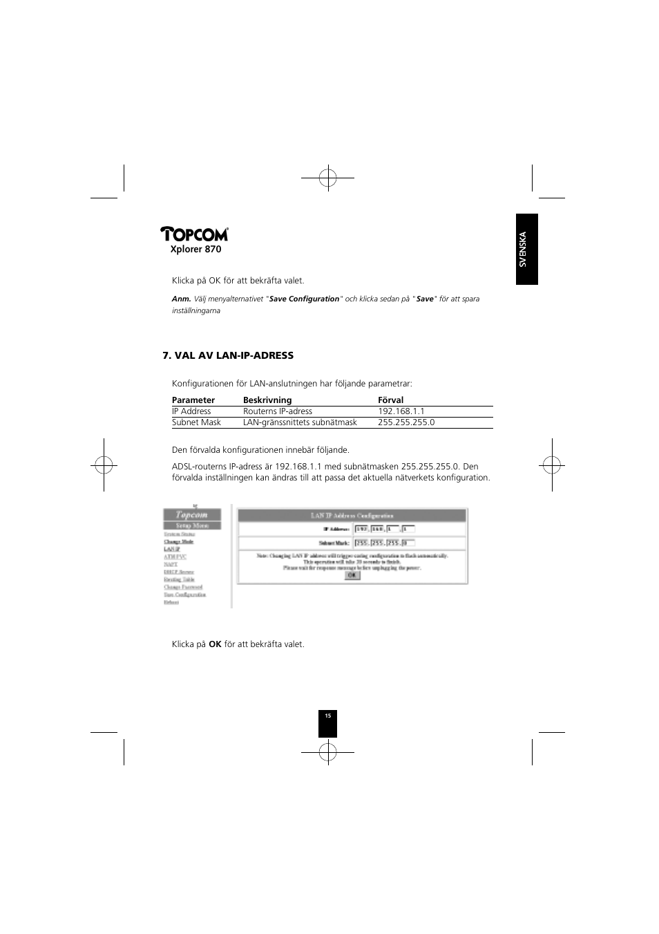 Topcom Xplorer 870 User Manual | Page 15 / 96
