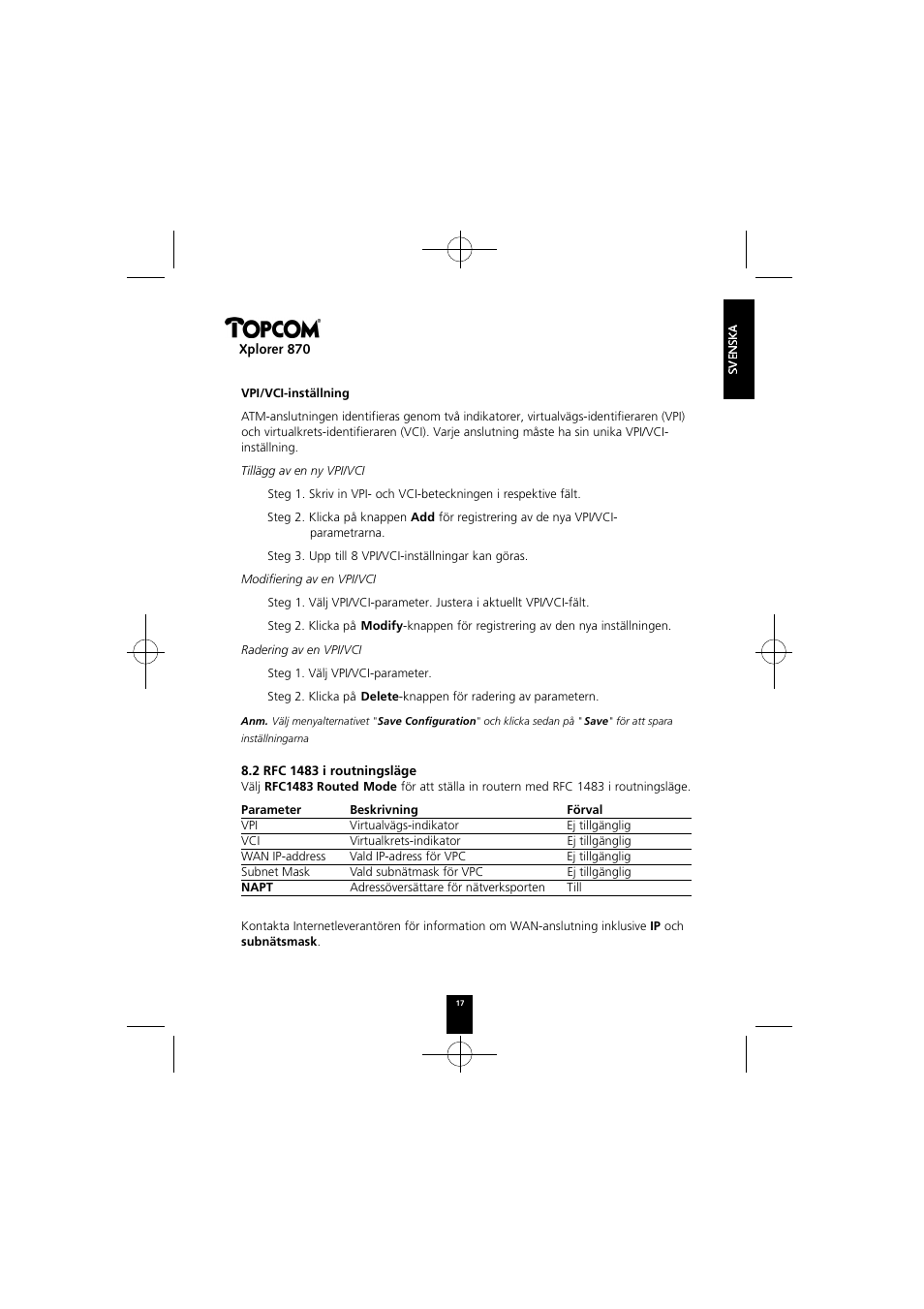 Topcom Xplorer 870 User Manual | Page 17 / 96