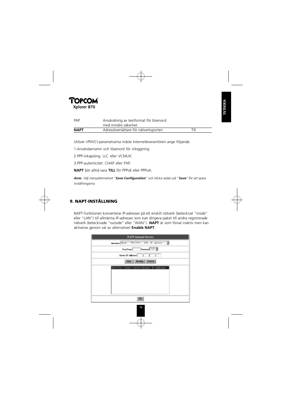 Topcom Xplorer 870 User Manual | Page 19 / 96