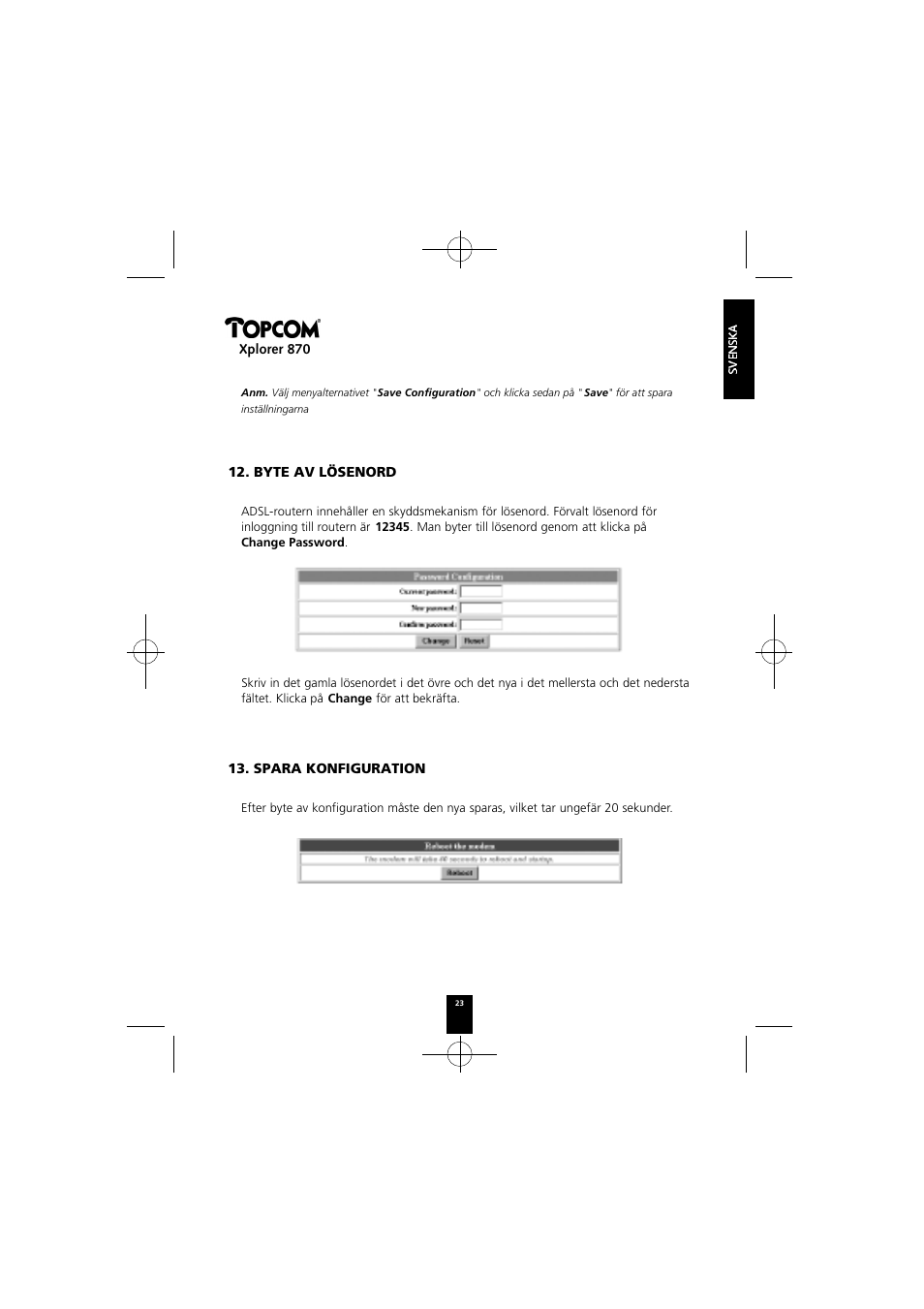 Topcom Xplorer 870 User Manual | Page 23 / 96