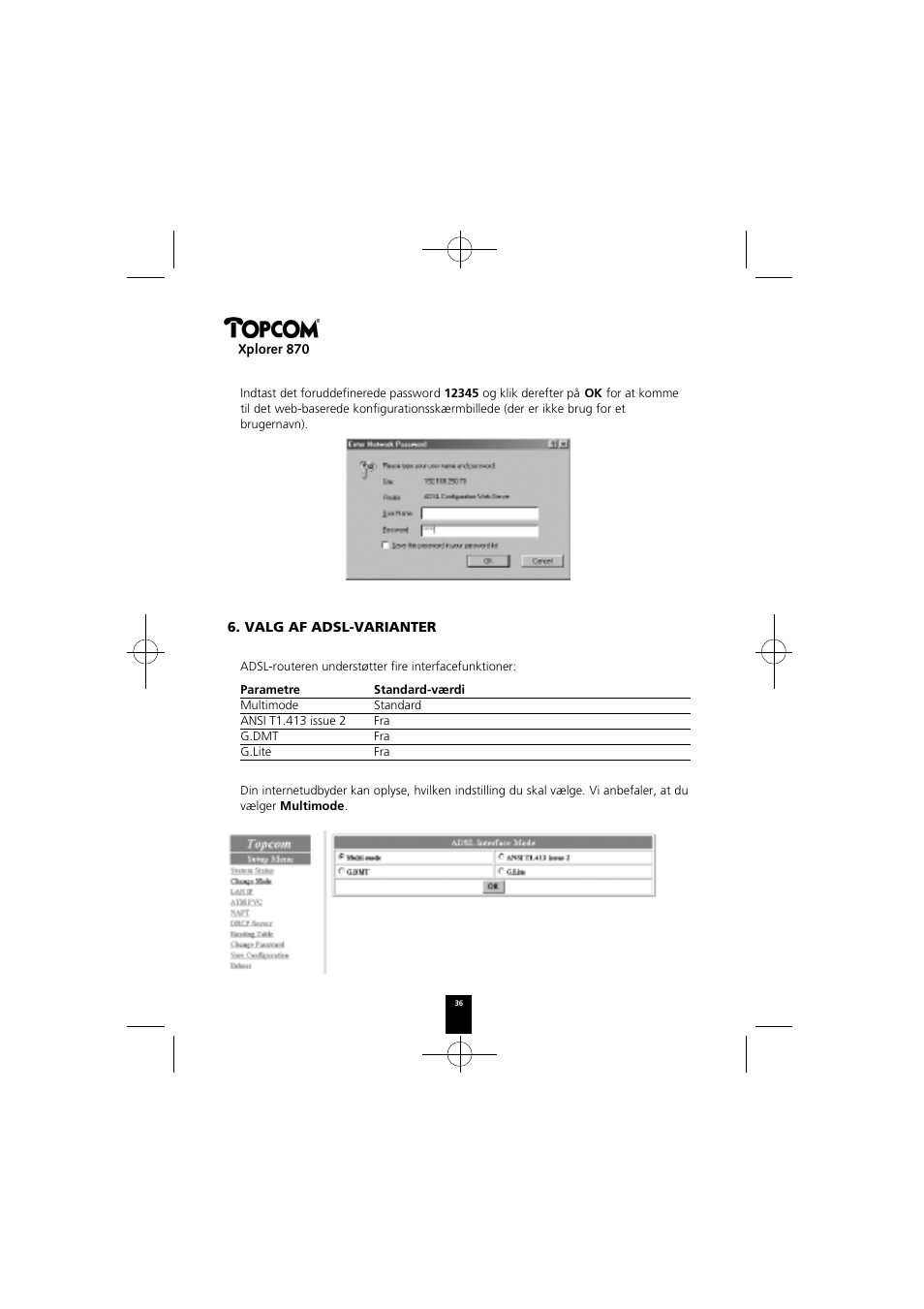 Topcom Xplorer 870 User Manual | Page 36 / 96