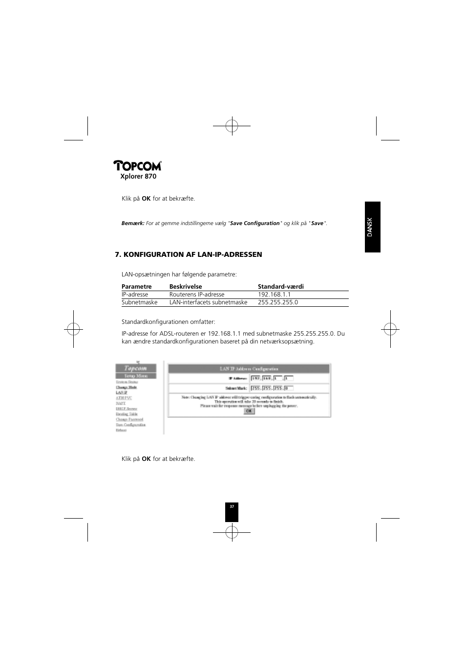 Topcom Xplorer 870 User Manual | Page 37 / 96