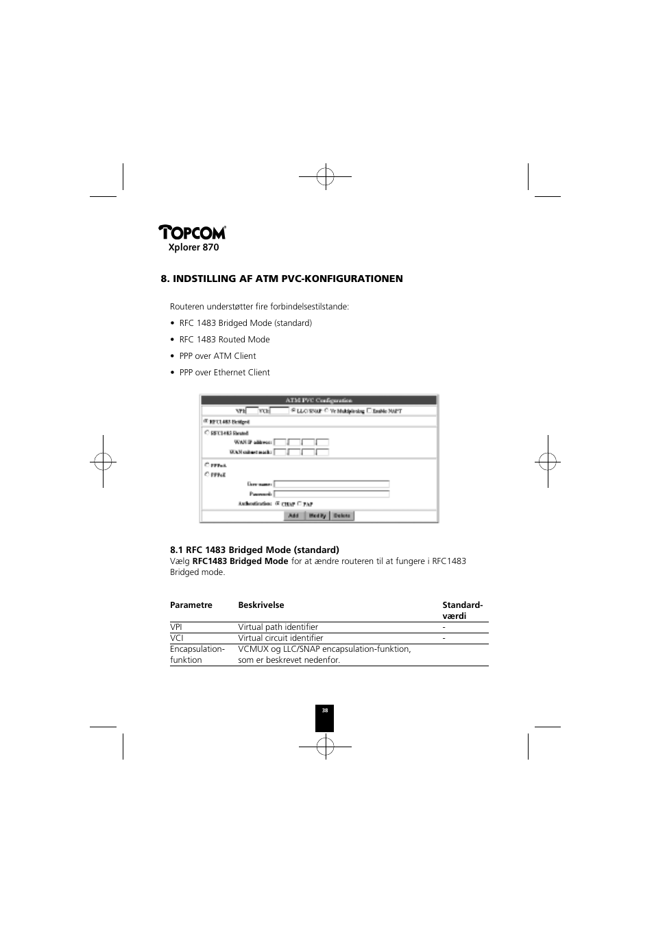 Topcom Xplorer 870 User Manual | Page 38 / 96