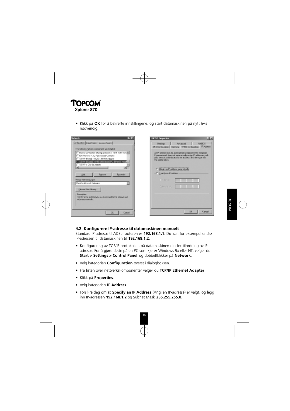 Xplorer 870 | Topcom Xplorer 870 User Manual | Page 55 / 96