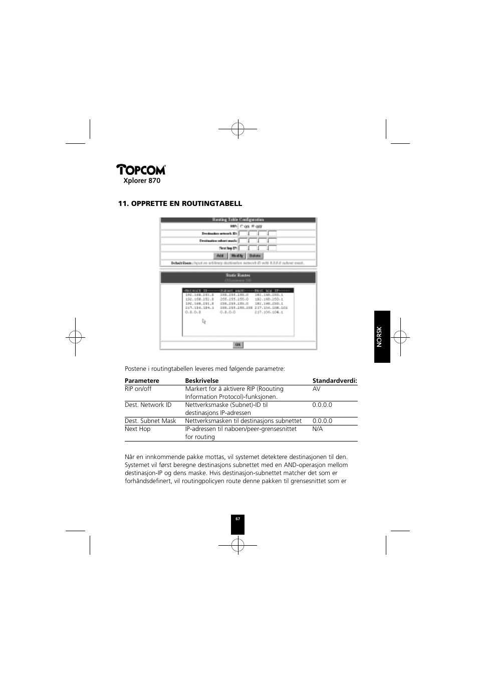 Topcom Xplorer 870 User Manual | Page 67 / 96