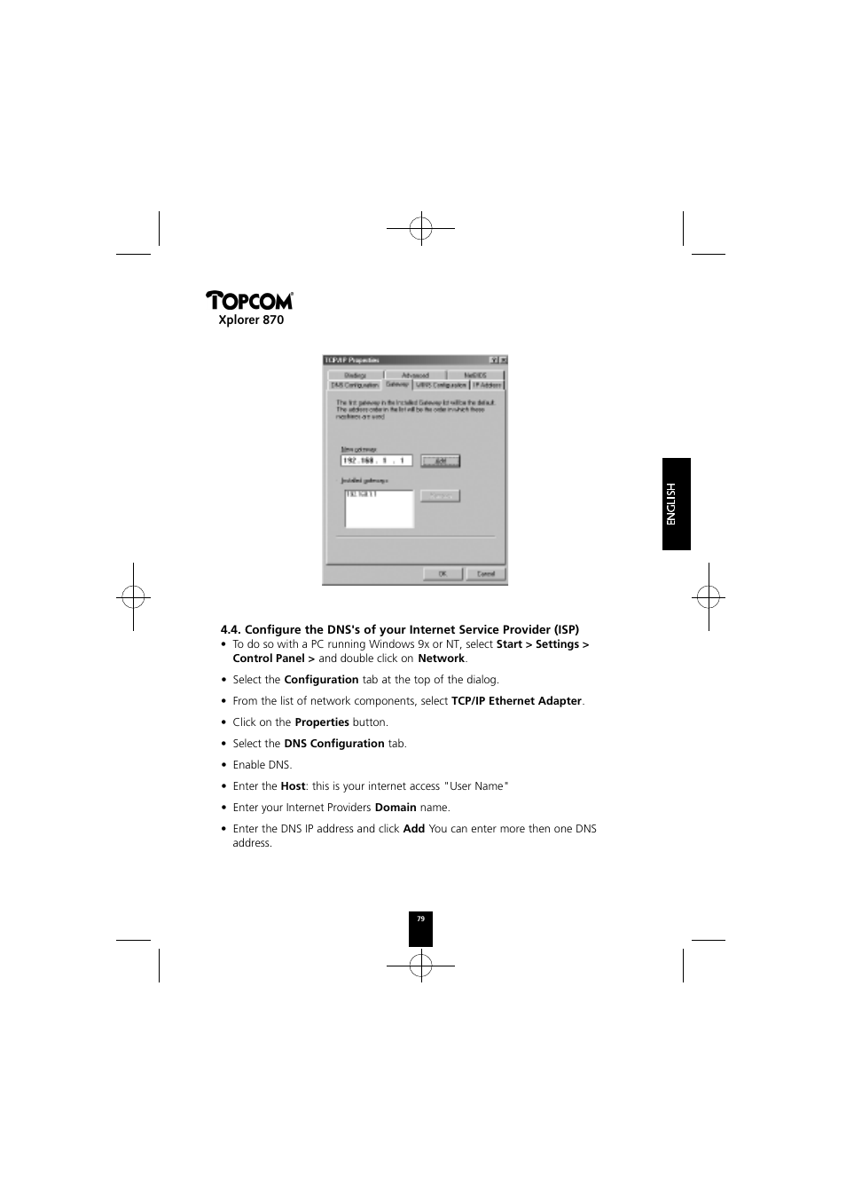 Xplorer 870 | Topcom Xplorer 870 User Manual | Page 79 / 96