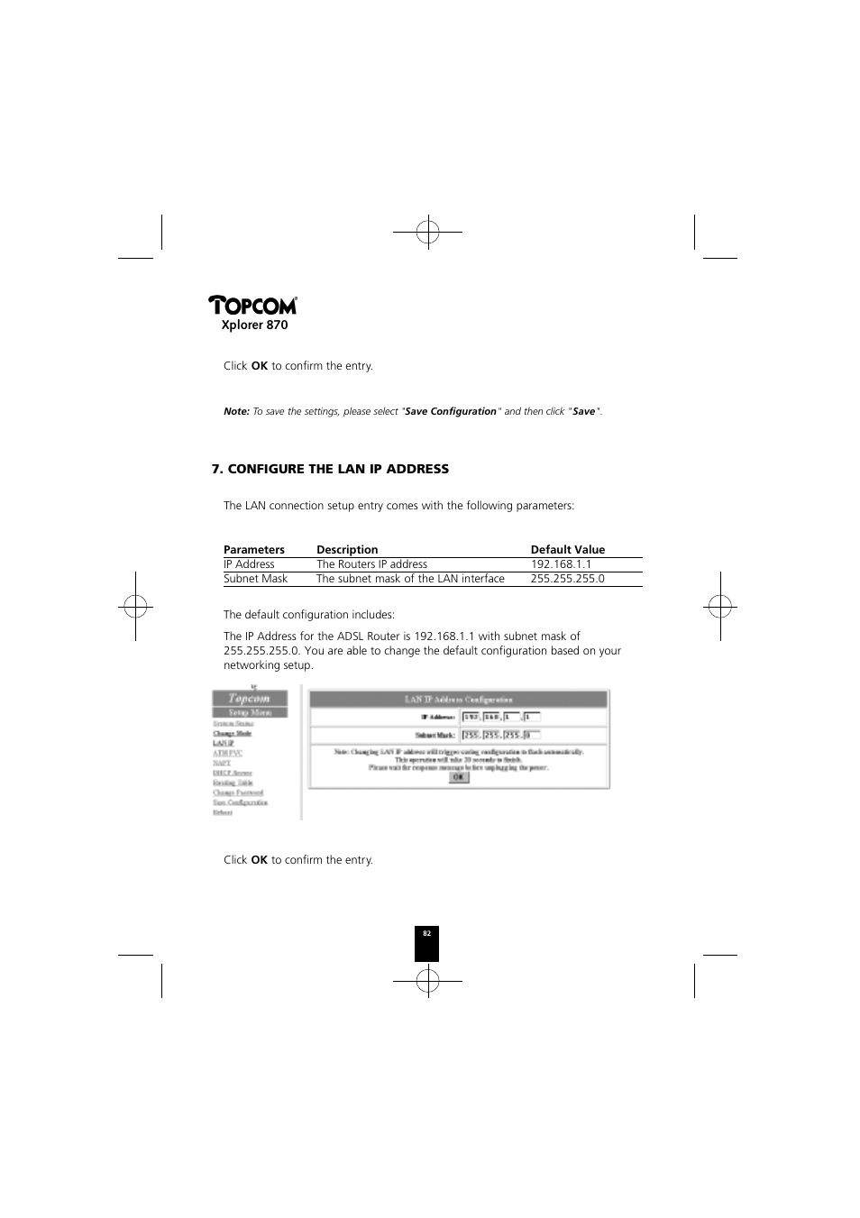 Topcom Xplorer 870 User Manual | Page 82 / 96