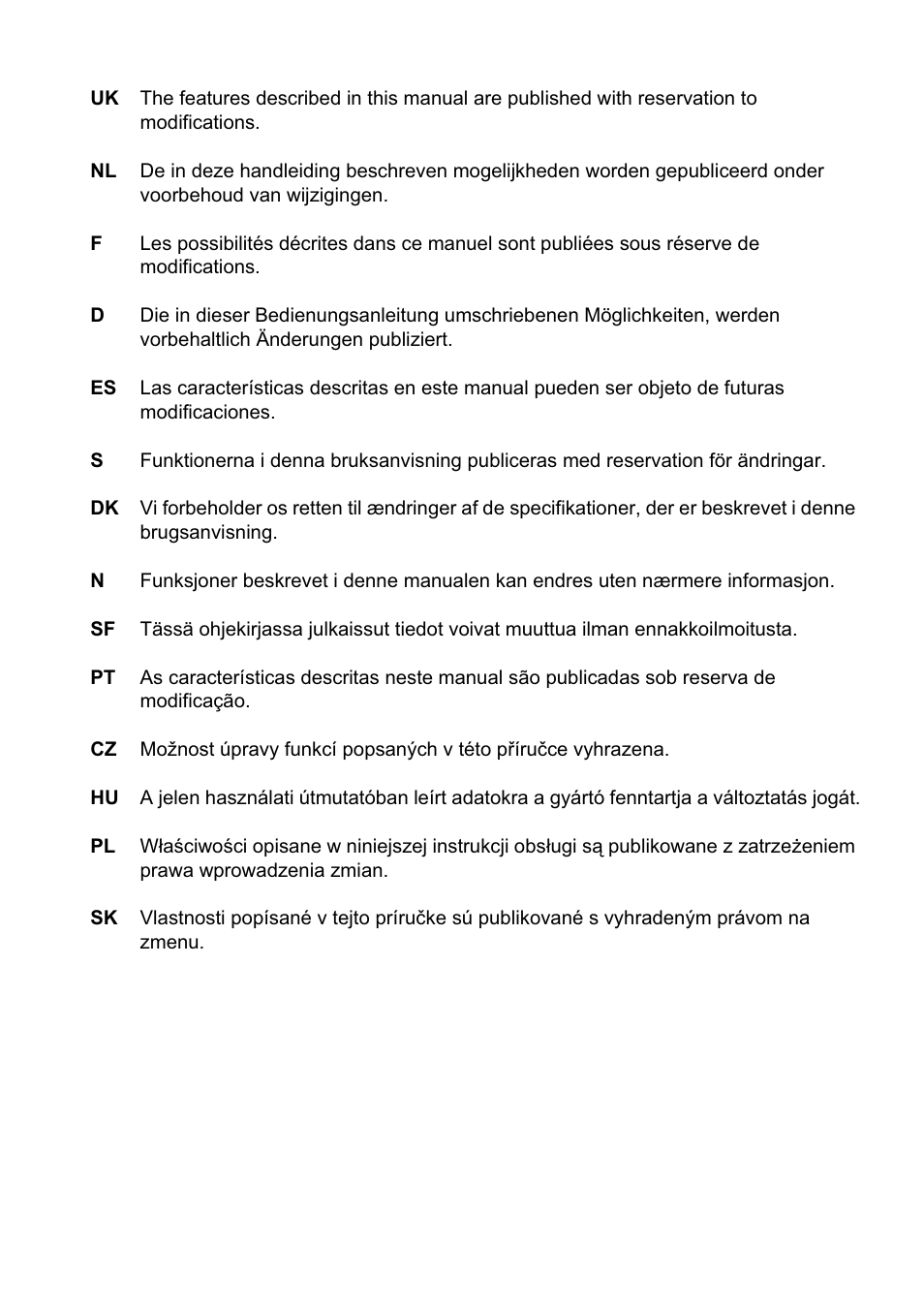 Topcom Toby User Manual | Page 2 / 76