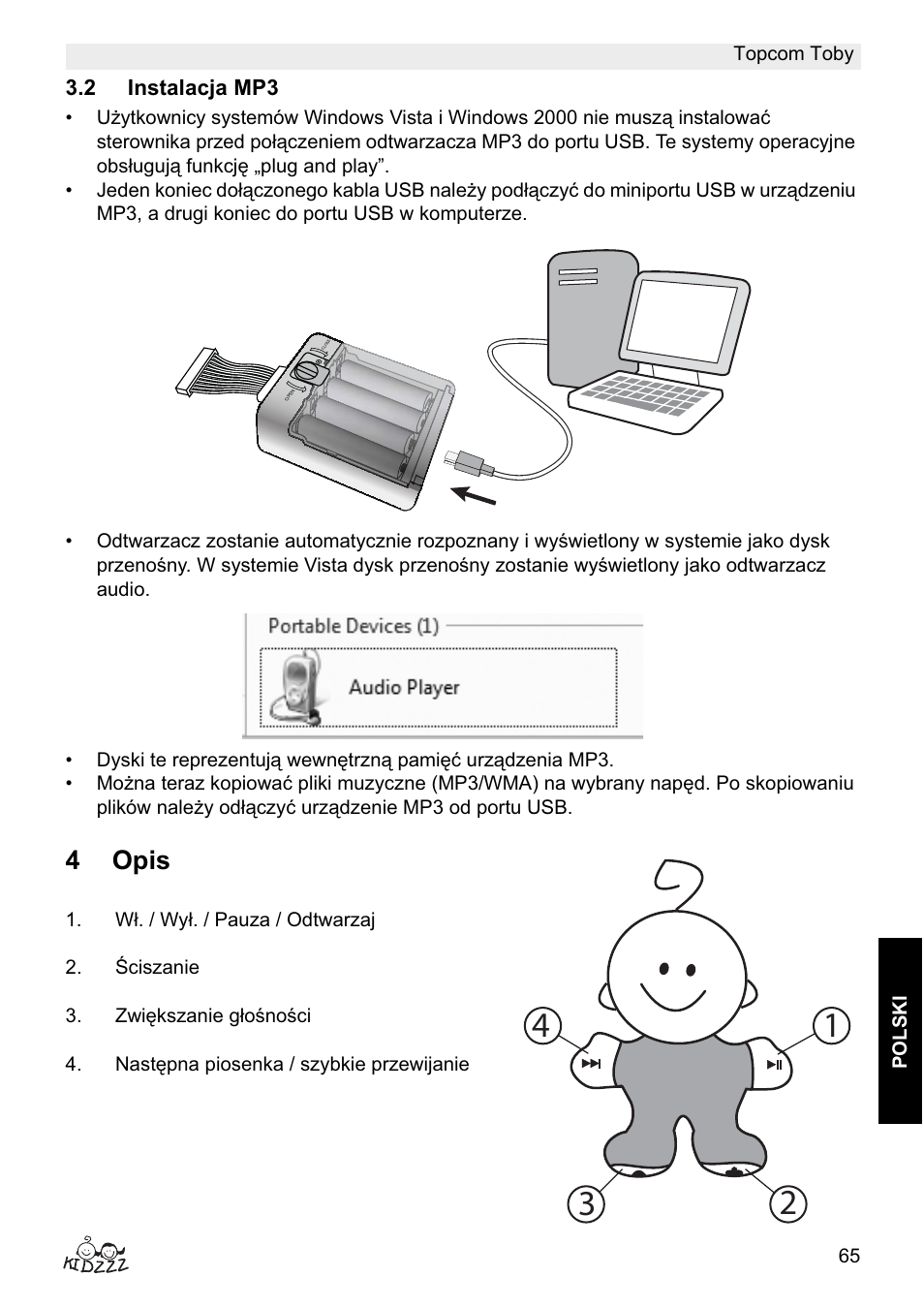 4opis | Topcom Toby User Manual | Page 65 / 76